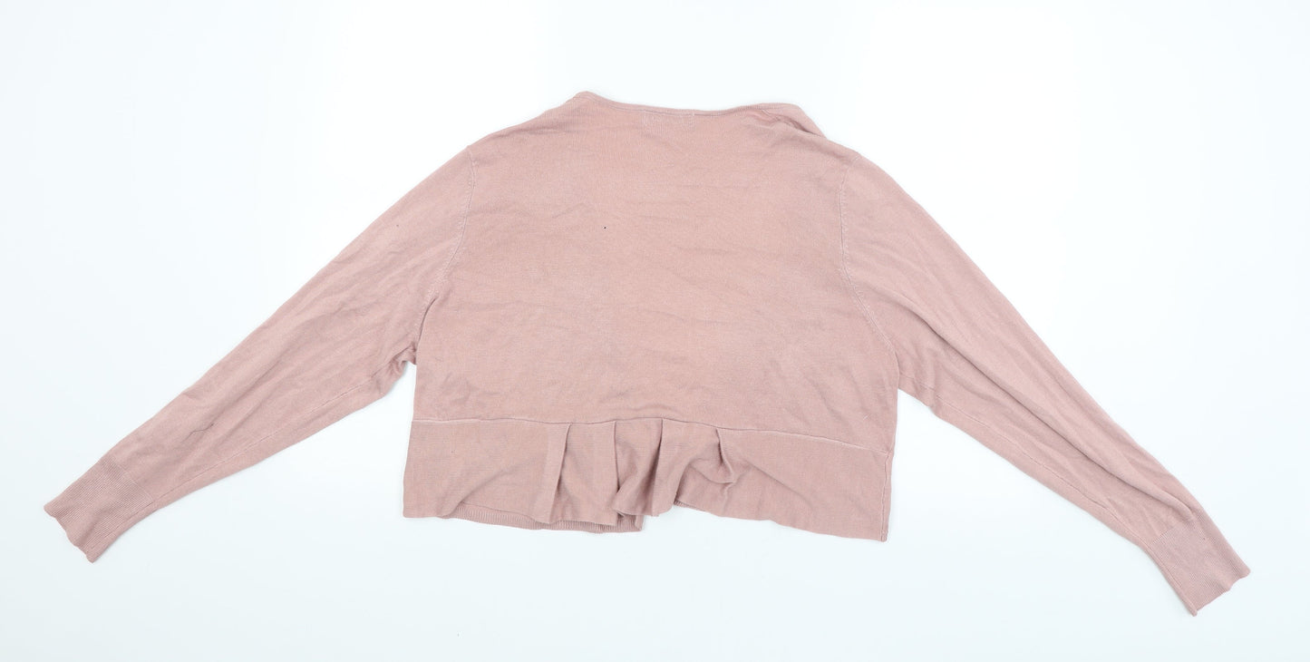 Bonmarché Womens Pink   Cardigan Jumper Size L