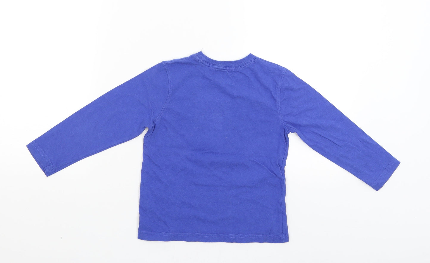 Jumping Beans Boys Blue   Basic T-Shirt Size 4 Years