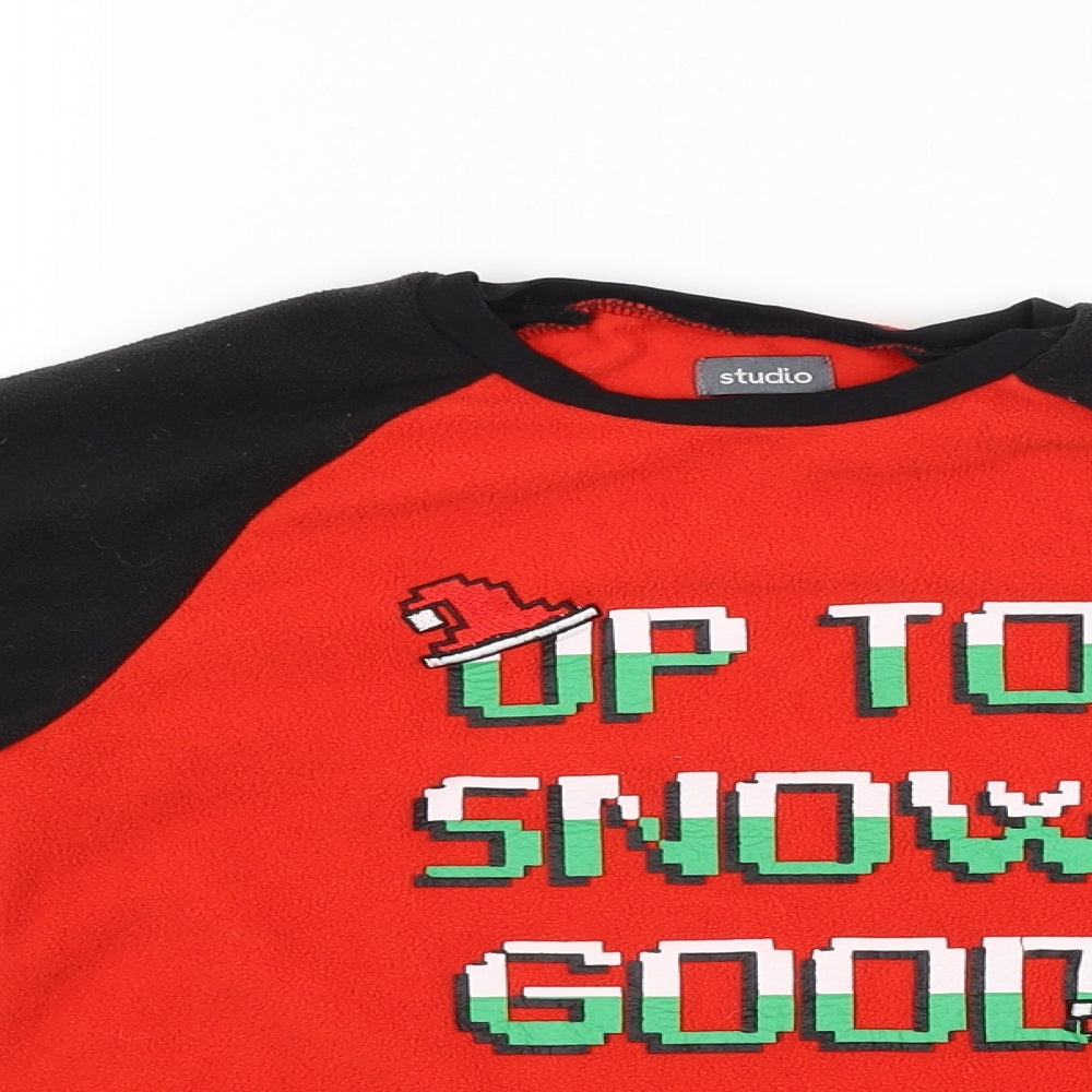 Studio Boys Red   Pullover Jumper Size 6-7 Years