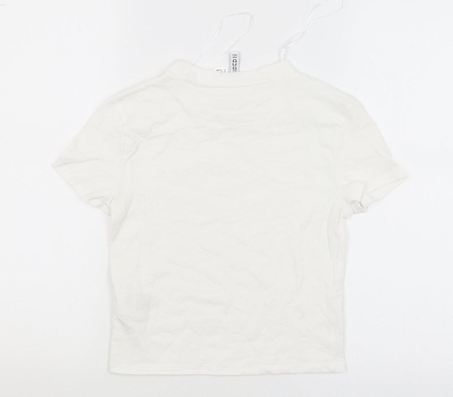 Divided Womens White   Basic T-Shirt Size M