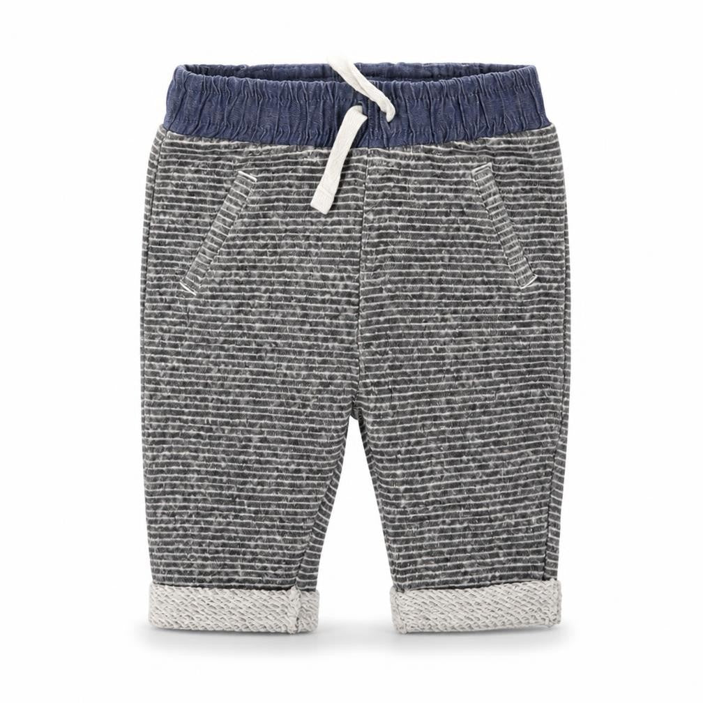 Next Baby Grey Striped  Sweatpants Leggings Size 0-3 Months