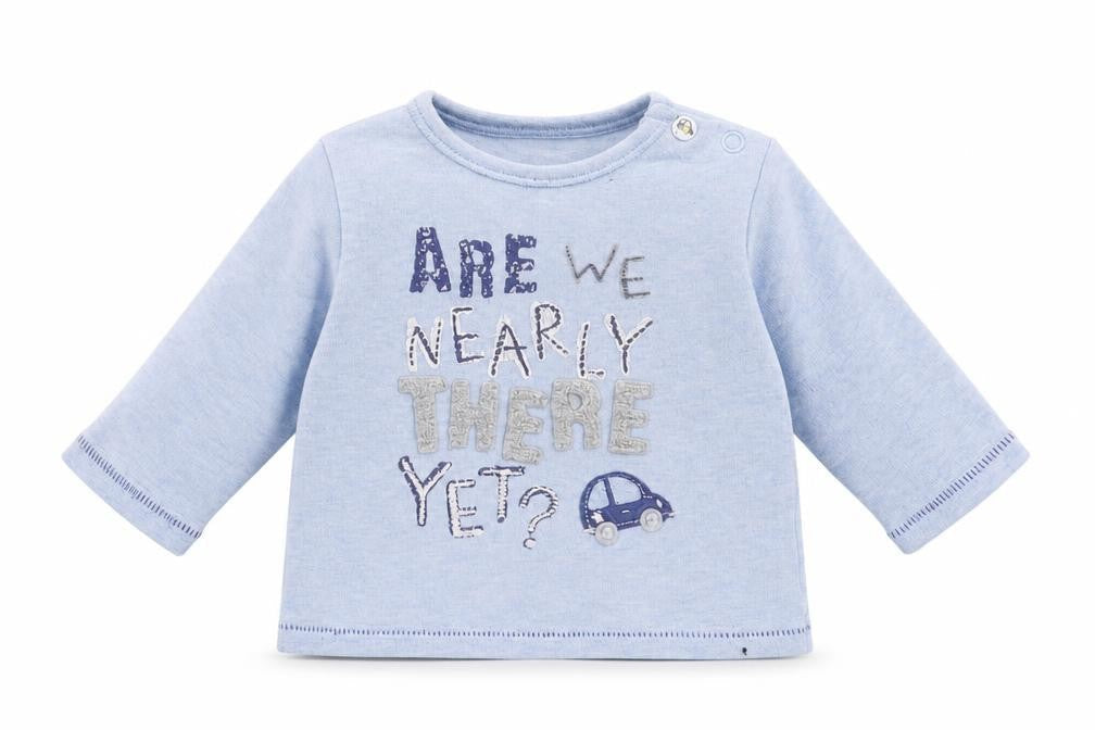 F&F Baby Blue   Basic Polo Size 0-3 Months