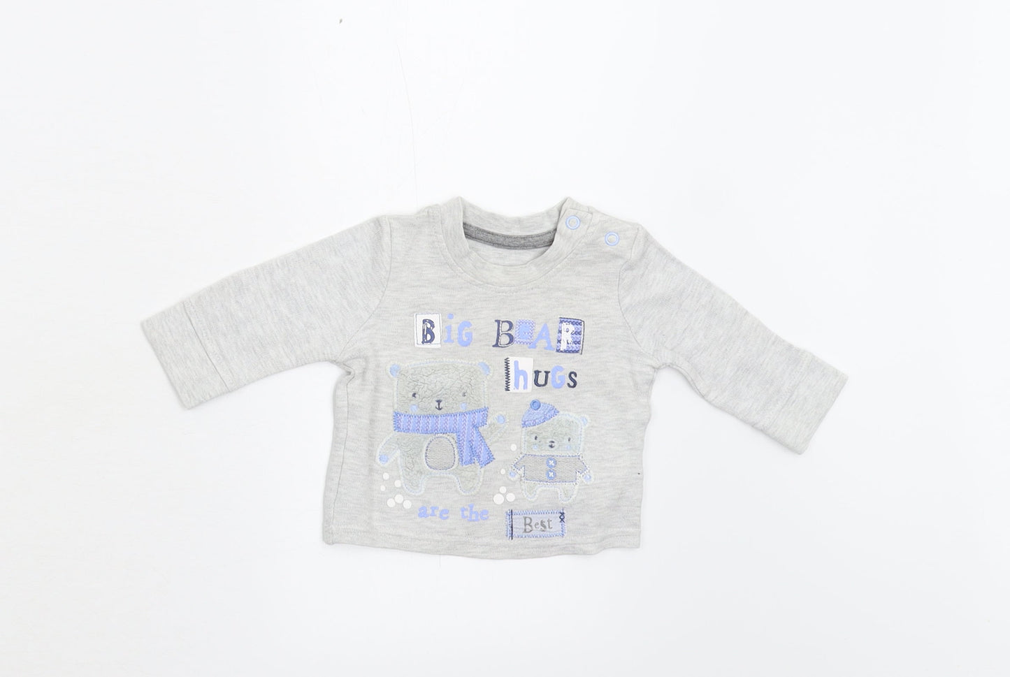 George Baby Grey   Basic T-Shirt Size 0-3 Months