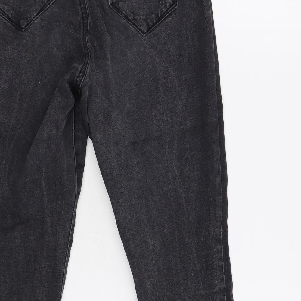 Primark Womens Black  Denim Skinny Jeans Size 8 L27 in