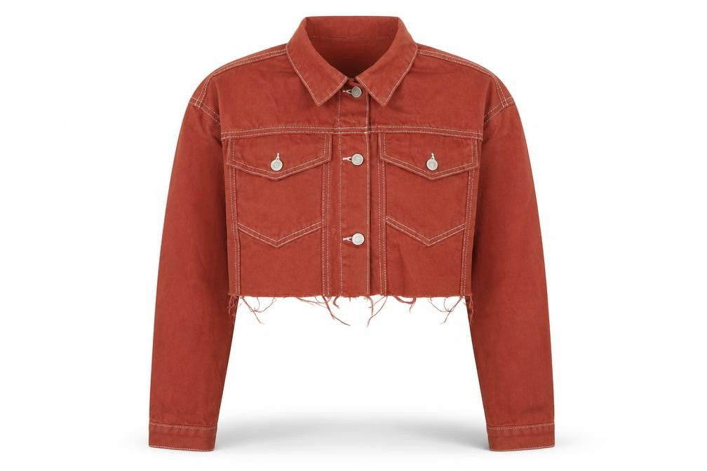 New Look Womens Beige  Denim Jacket  Size 10