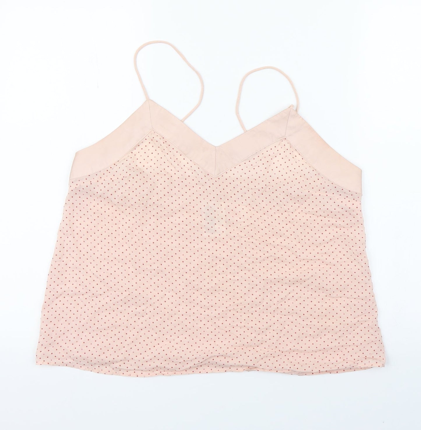 H&M Womens Pink Plaid  Basic Blouse Size M