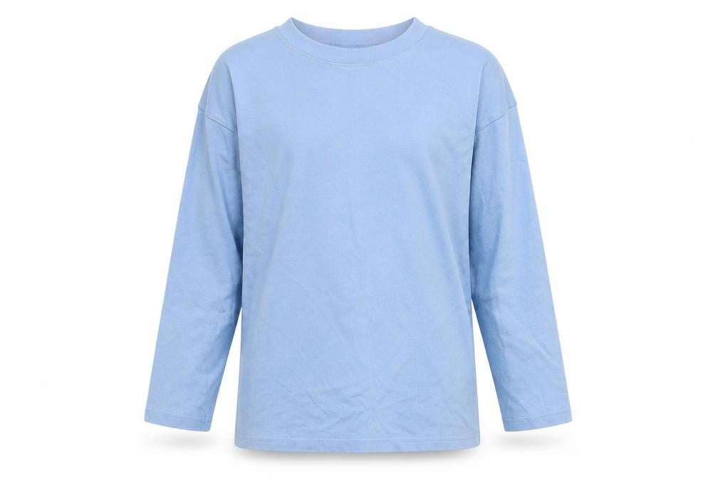 Preworn Girls Blue   Basic T-Shirt Size 9-10 Years