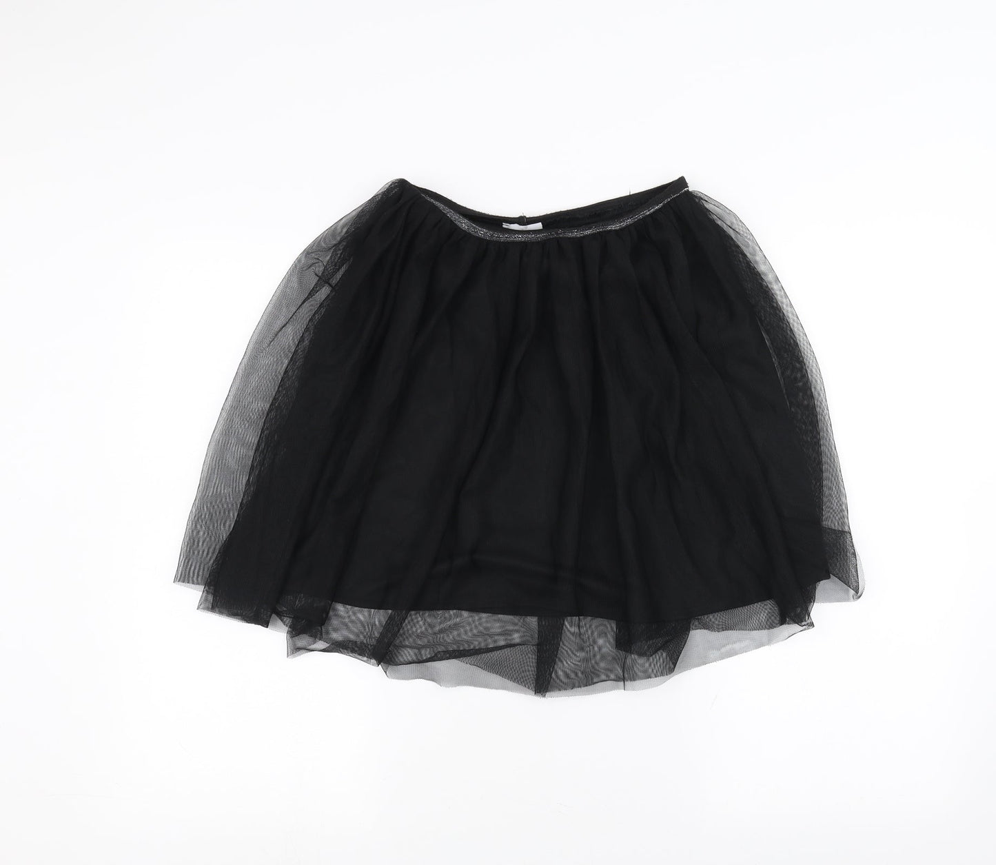 Matalan Girls Black   Flare Skirt Size 13 Years