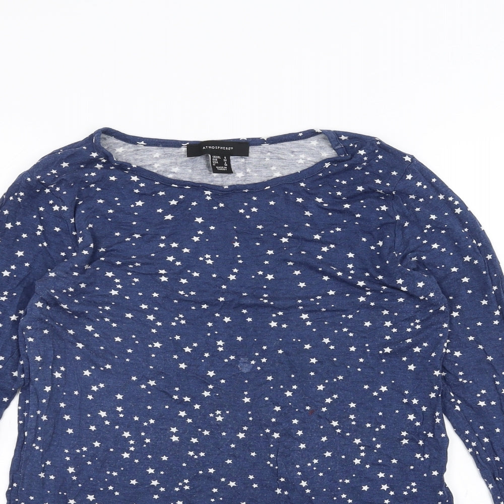 Atmosphere Womens Blue   Basic T-Shirt Size 6