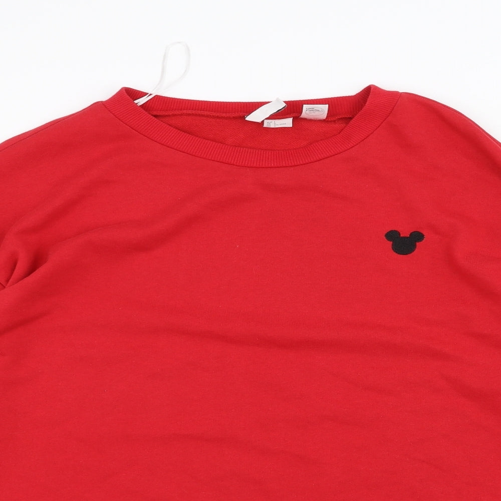 H&M Womens Red   Pullover Jumper Size L