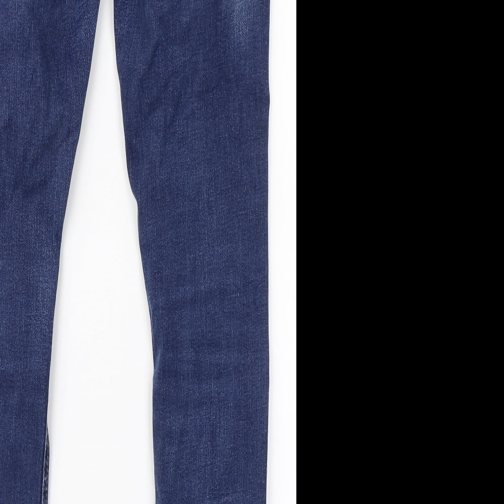 Denim Co. Womens Blue   Straight Jeans Size 10 L26 in