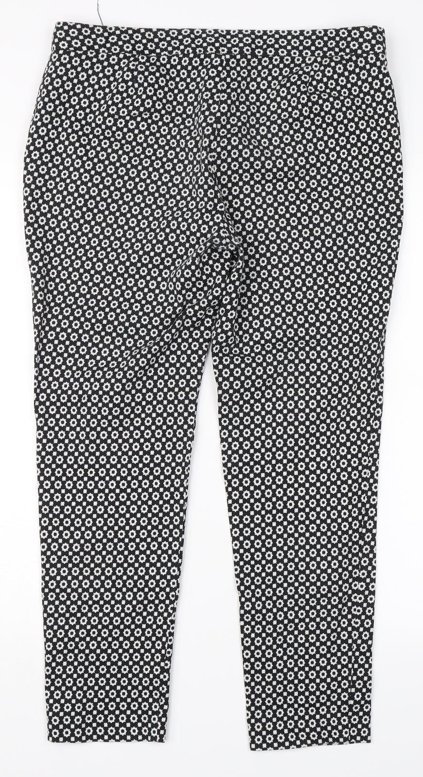 Atmosphere Womens Multicoloured Floral  Dress Pants Trousers Size 12 L24 in