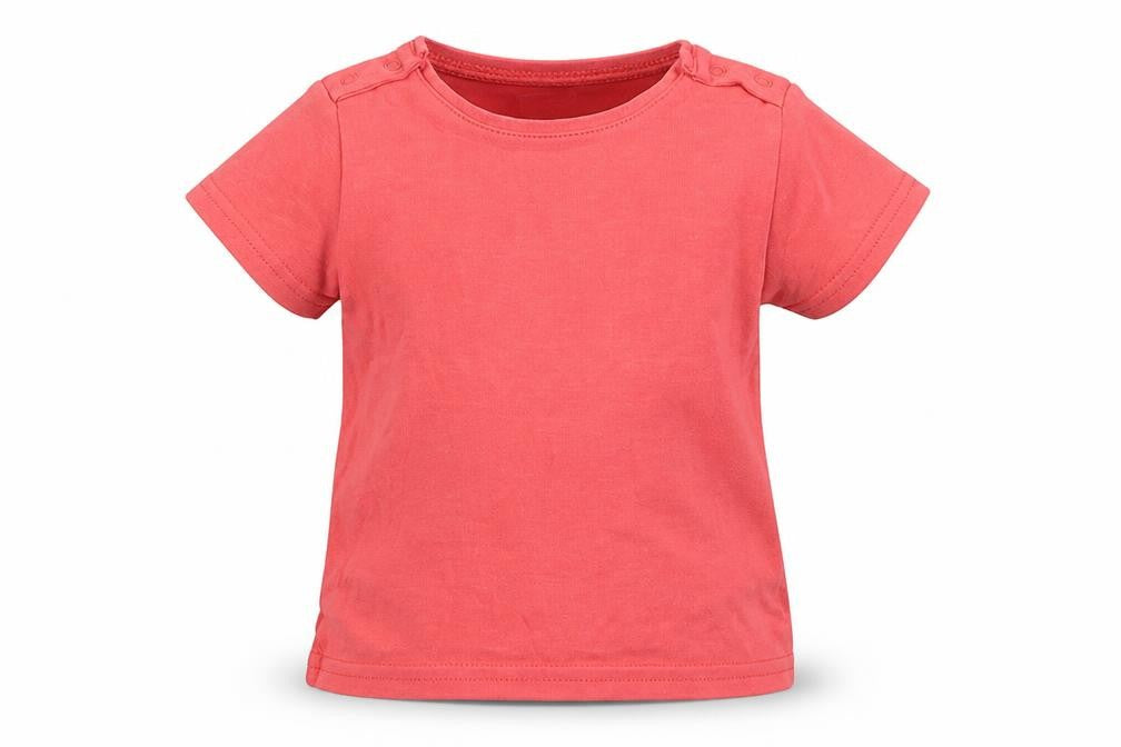 Mama & Papas Girls Pink   Basic T-Shirt Size 9-12 Months