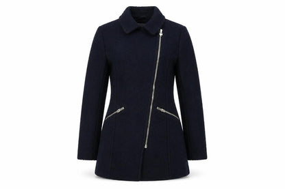 H&M Womens Black   Overcoat Jacket Size L