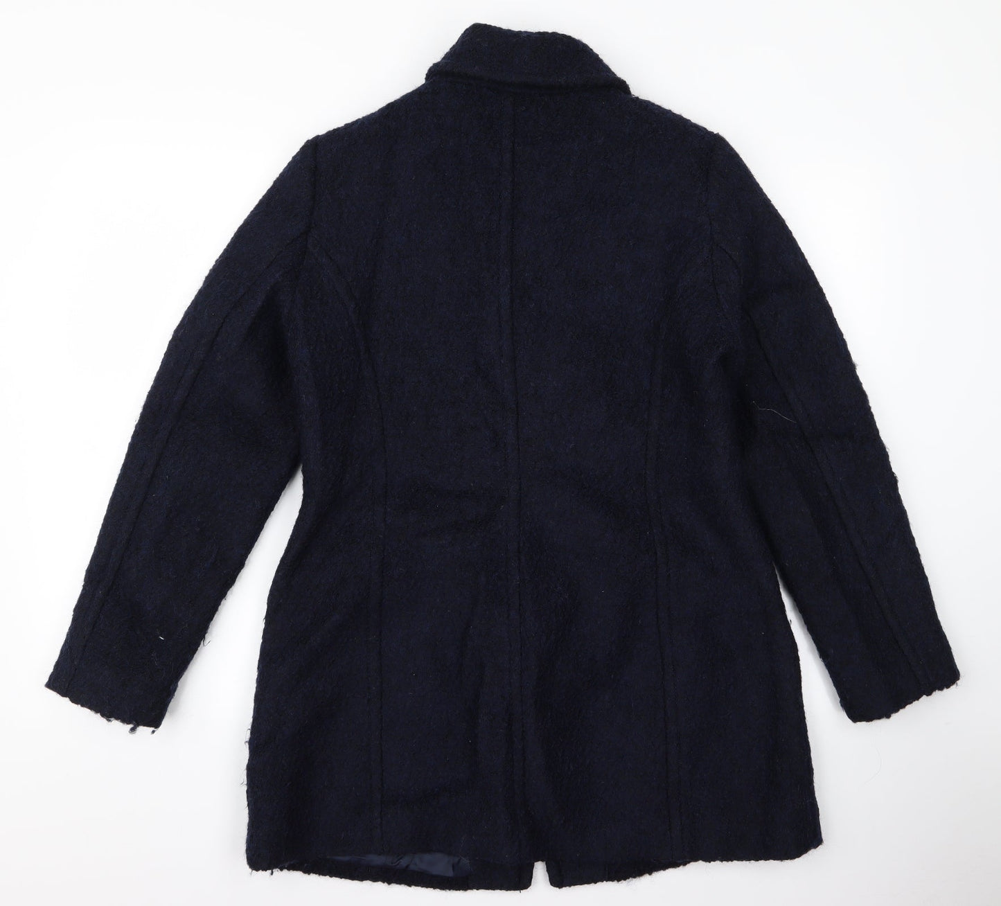 H&M Womens Black   Overcoat Jacket Size L
