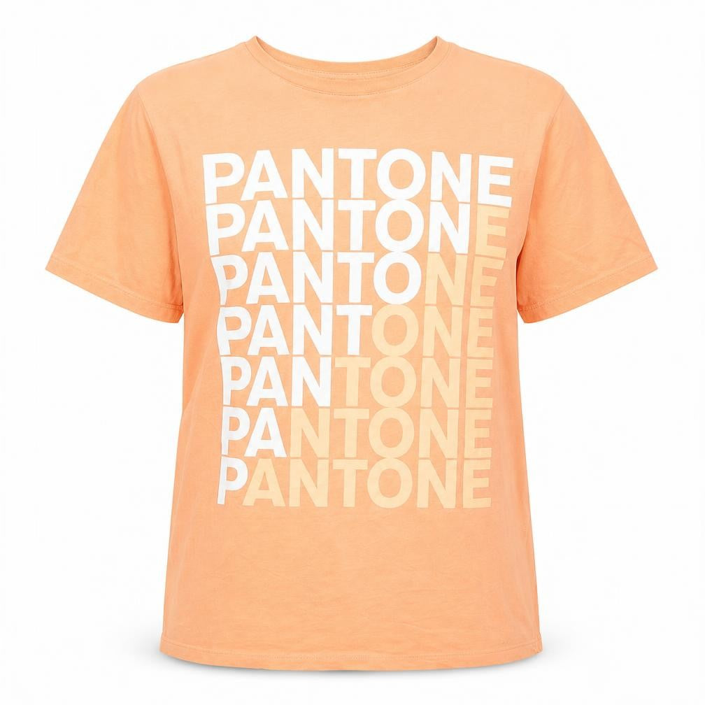pamtone Womens Beige  Rayon Basic T-Shirt Size S