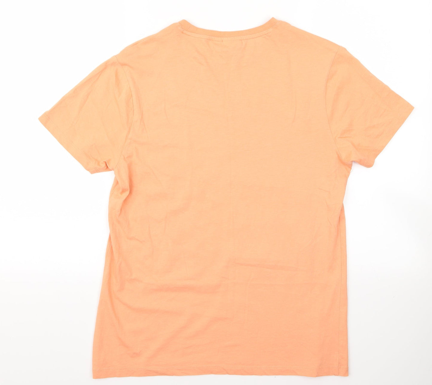 pamtone Womens Beige  Rayon Basic T-Shirt Size S