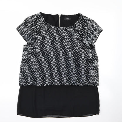 F&F Womens Black   Basic Blouse Size 12