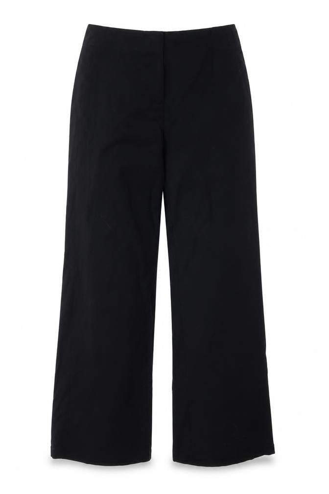 Marks & Spencer Womens Black  Rayon Trousers  Size 12 L25 in
