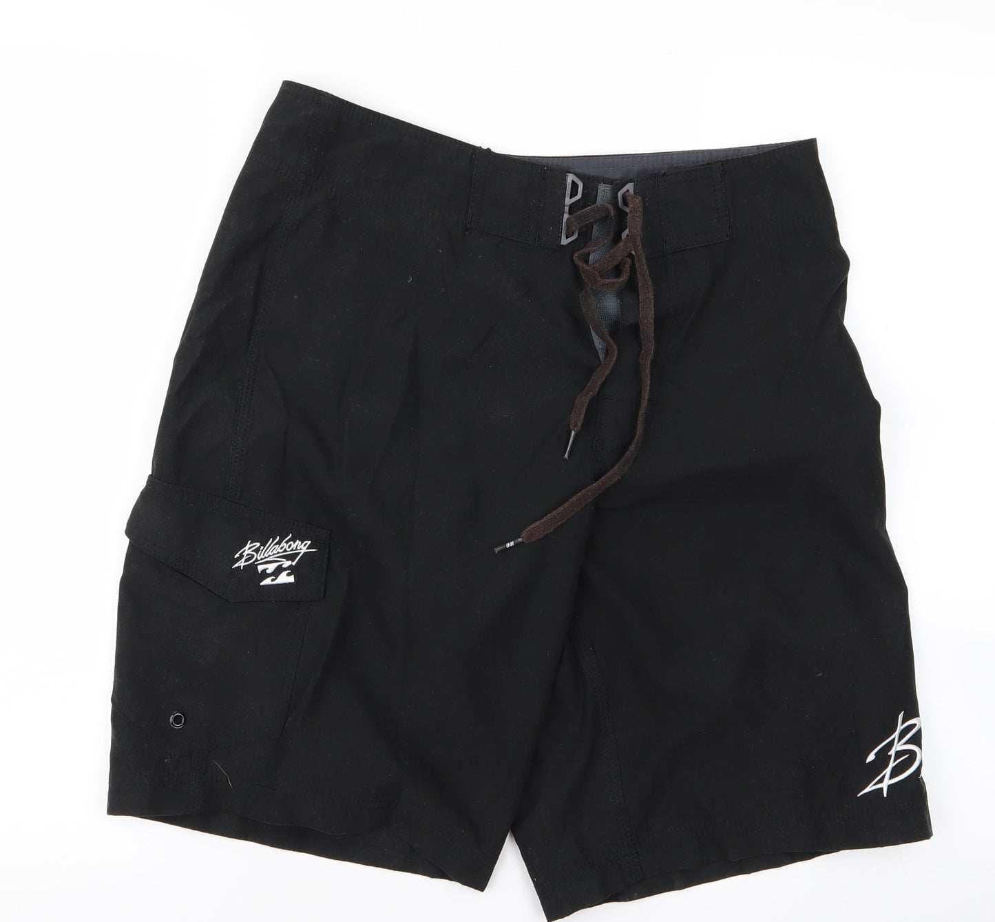 Preworn Womens Black  Ramie Bermuda Shorts Size M