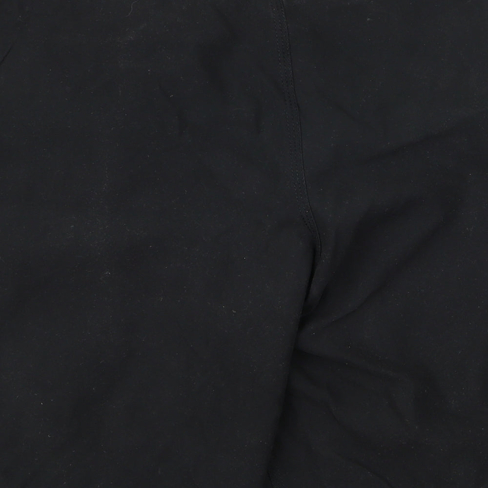 Preworn Womens Black  Ramie Bermuda Shorts Size M