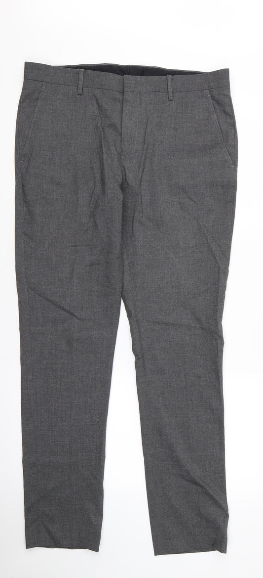 ASOS Womens Grey   Trousers  Size 32 L32 in