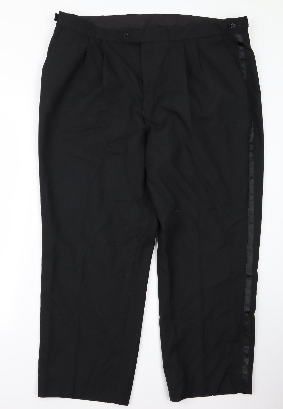 Preworn Womens Black   Trousers  Size 40 L21 in