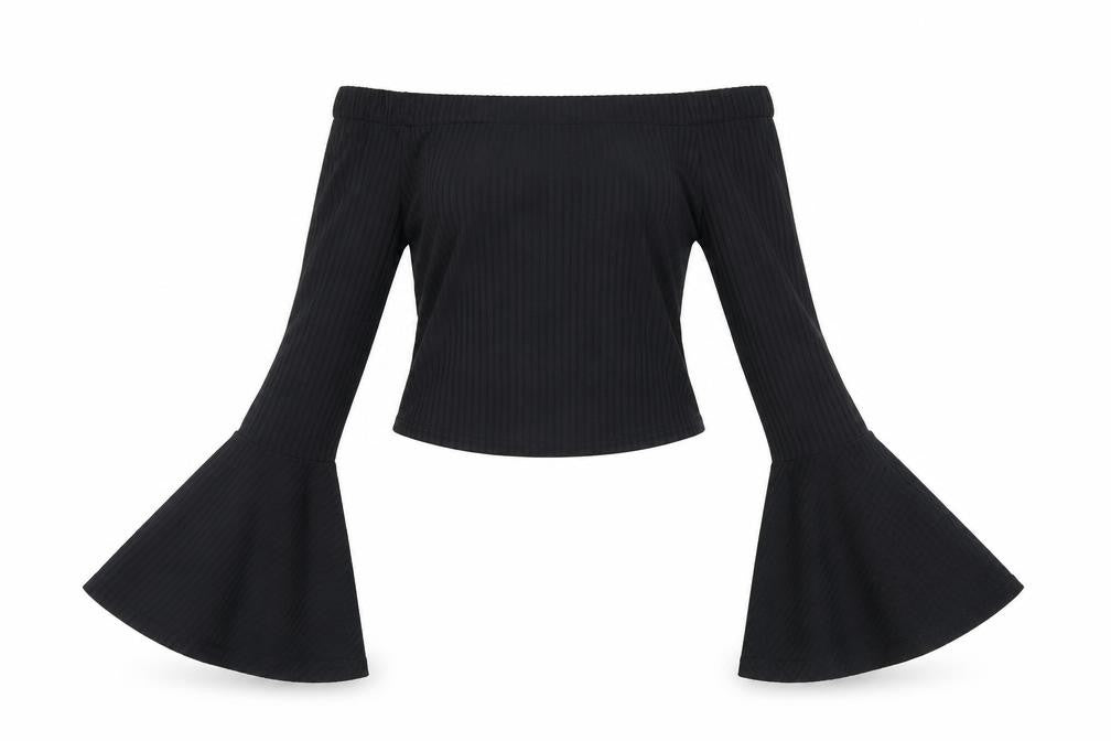 Missguided Womens Black   Pullover Jumper Size 8  - crop top