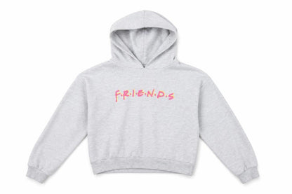 Friends Girls Grey   Pullover Hoodie Size 9-10 Years