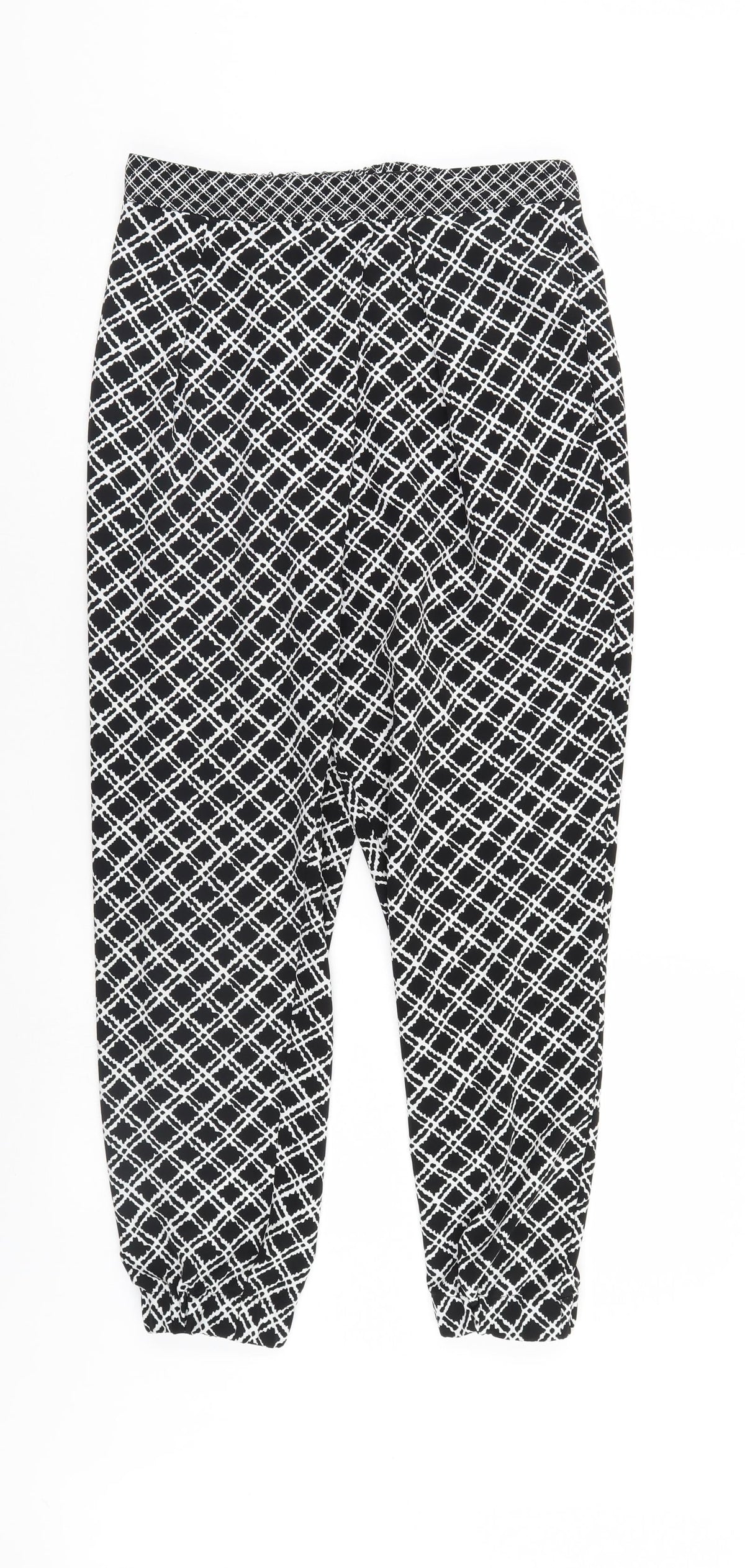 Topshop Womens Black   Trousers  Size 8 L27 in