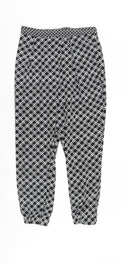 Topshop Womens Black   Trousers  Size 8 L27 in