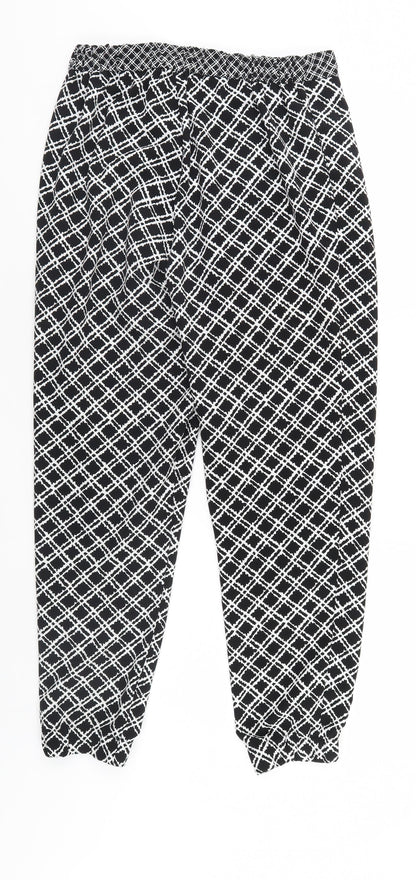 Topshop Womens Black   Trousers  Size 8 L27 in