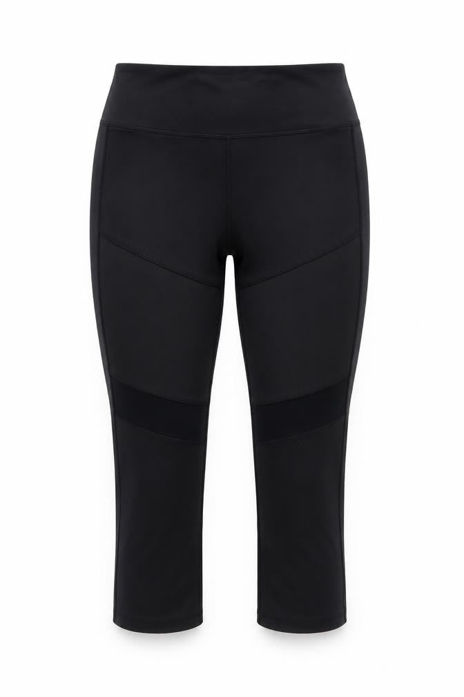 Sport fx Womens Black   Track Pants Leggings Size 12 L20 in