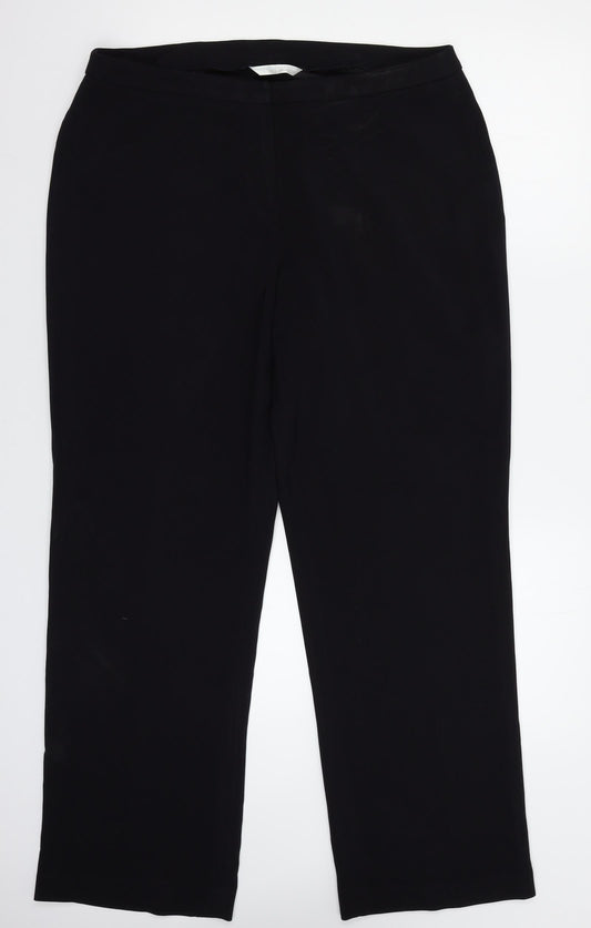 AMARANTO Womens Blue   Dress Pants Trousers Size 16 L30 in