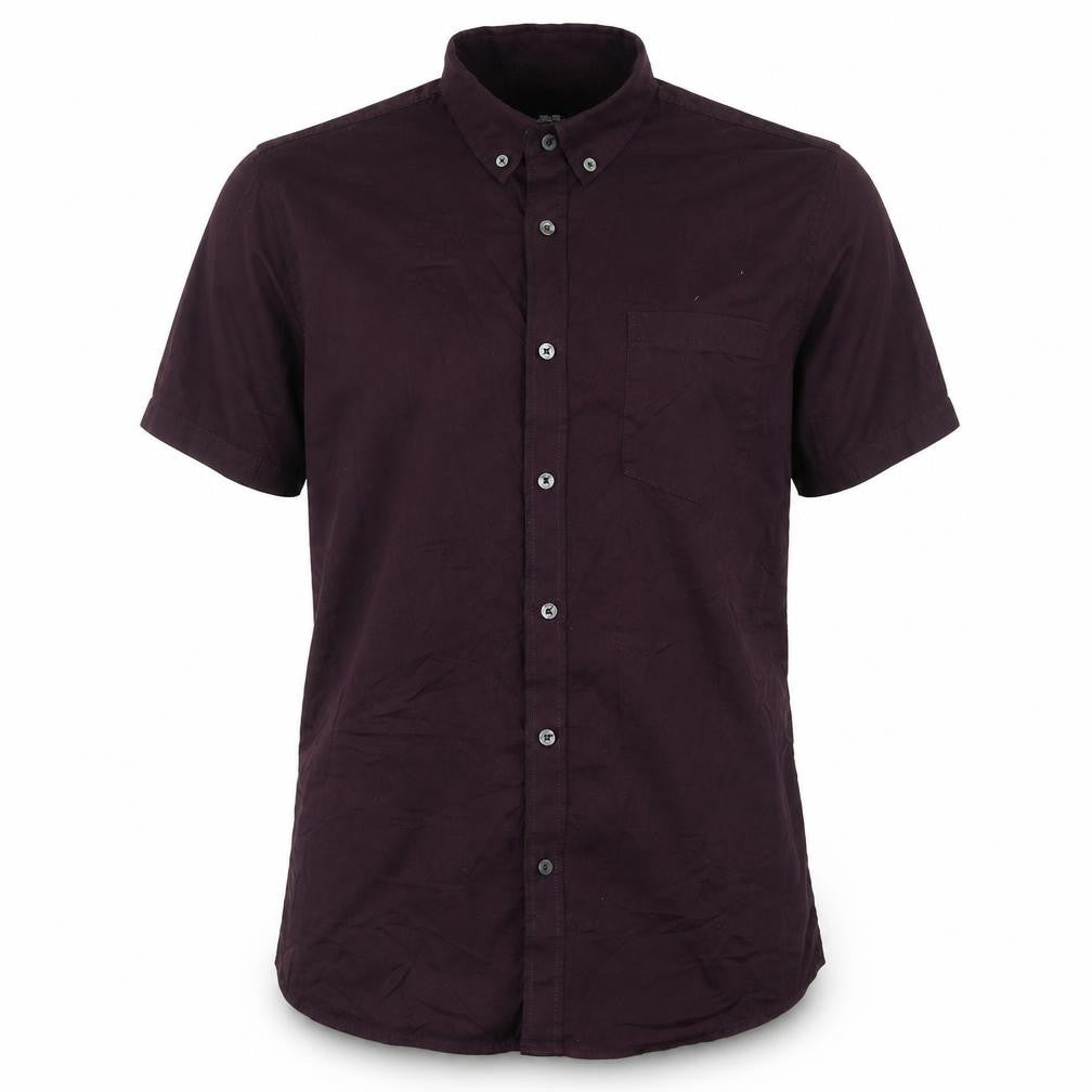 Burton Mens Purple    Button-Up Size L