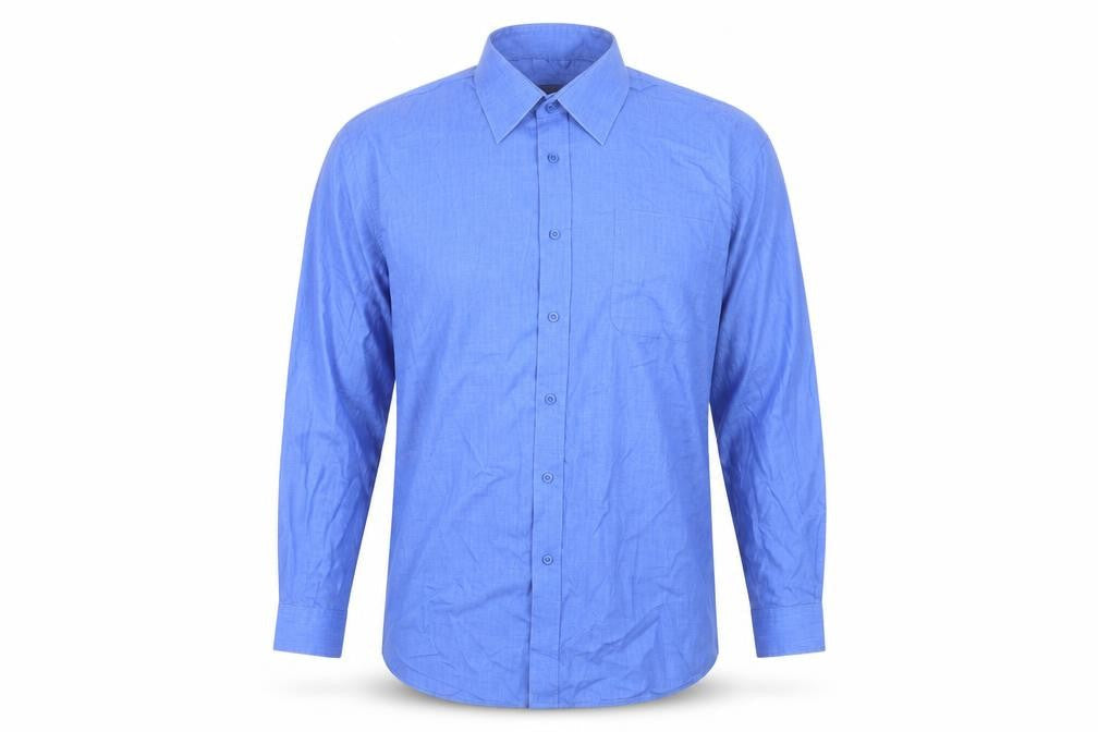 Greenwood Mens Blue    Button-Up Size 17.5
