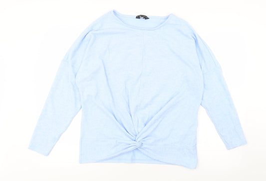 Dorothy Perkins Womens Blue  Jersey Pullover Jumper Size M