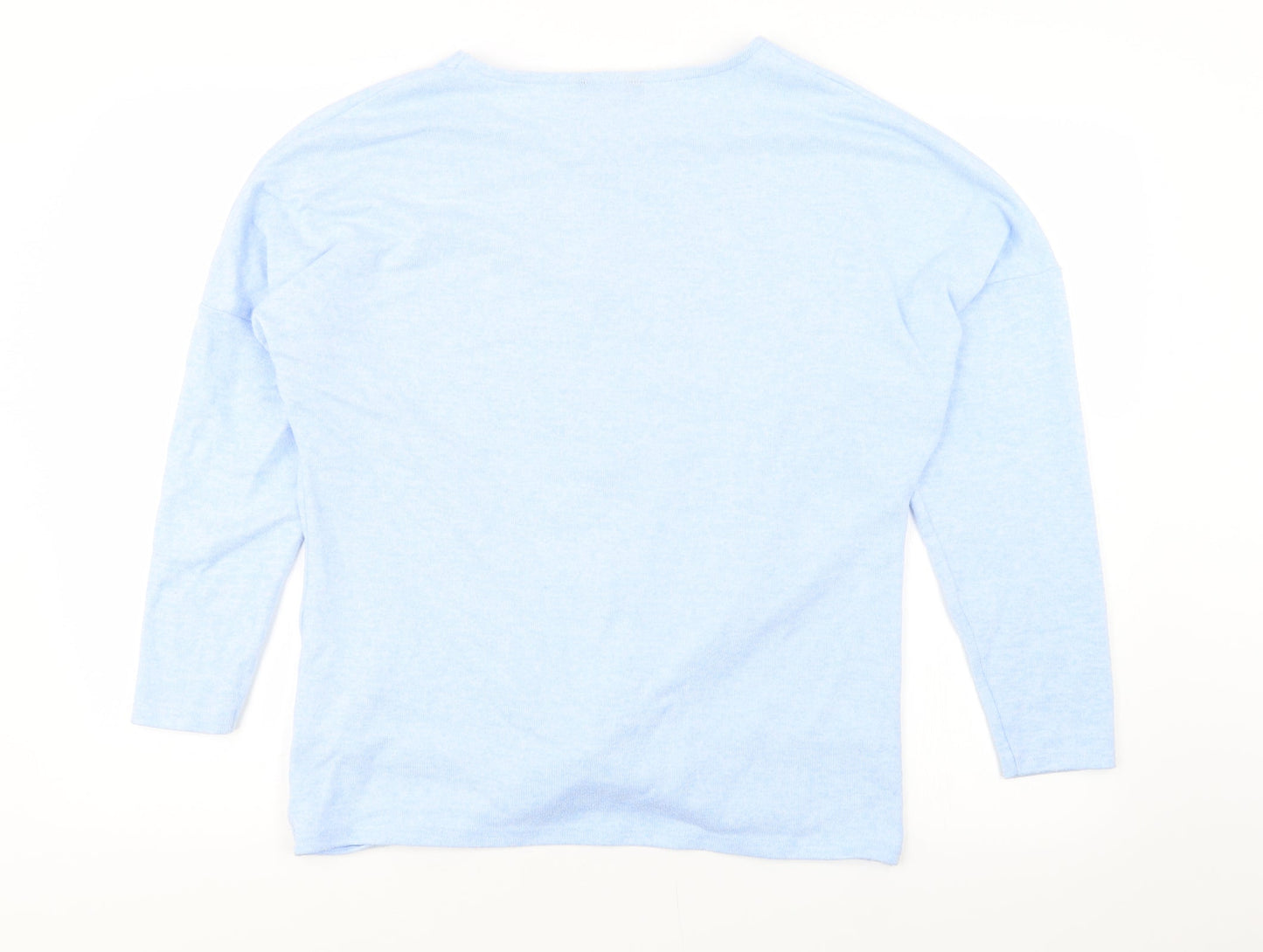 Dorothy Perkins Womens Blue  Jersey Pullover Jumper Size M