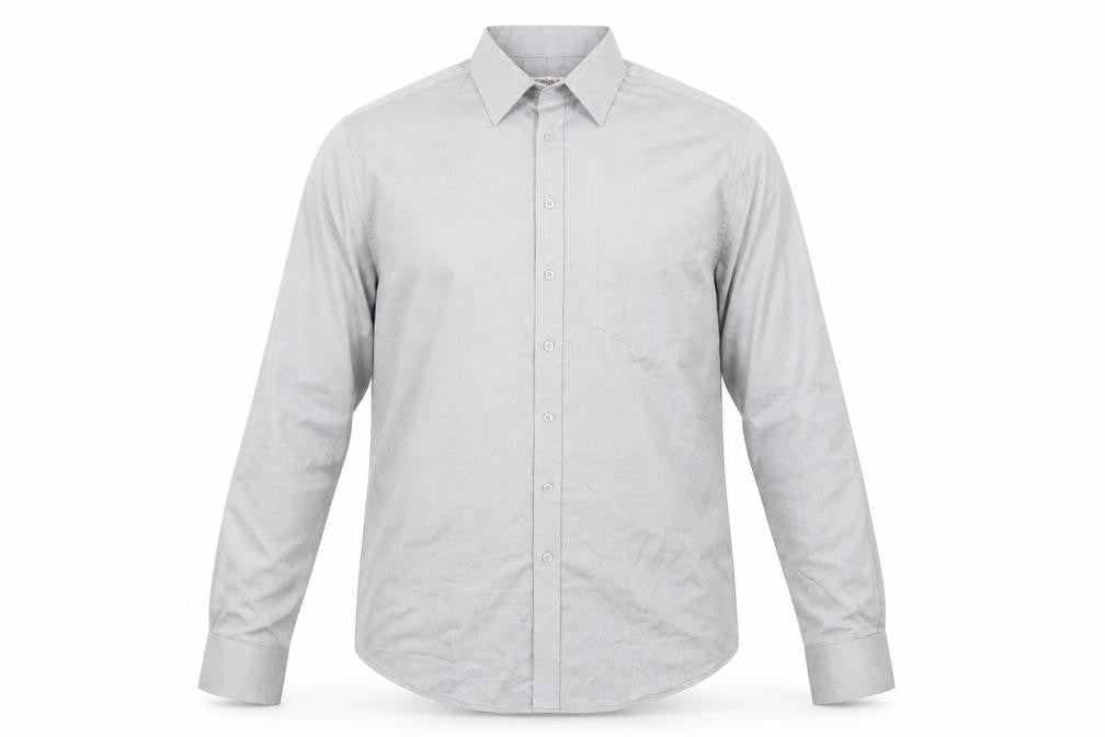 Merona Mens Grey    Button-Up Size L