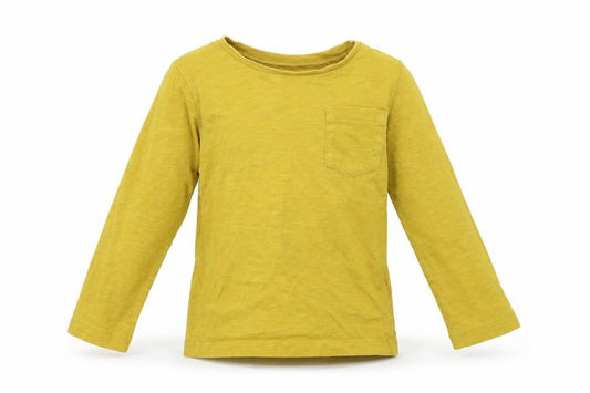 mamas & papas Girls Yellow   Basic T-Shirt Size 2-3 Years