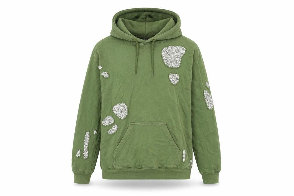 Topshop Womens Green   Pullover Hoodie Size 8