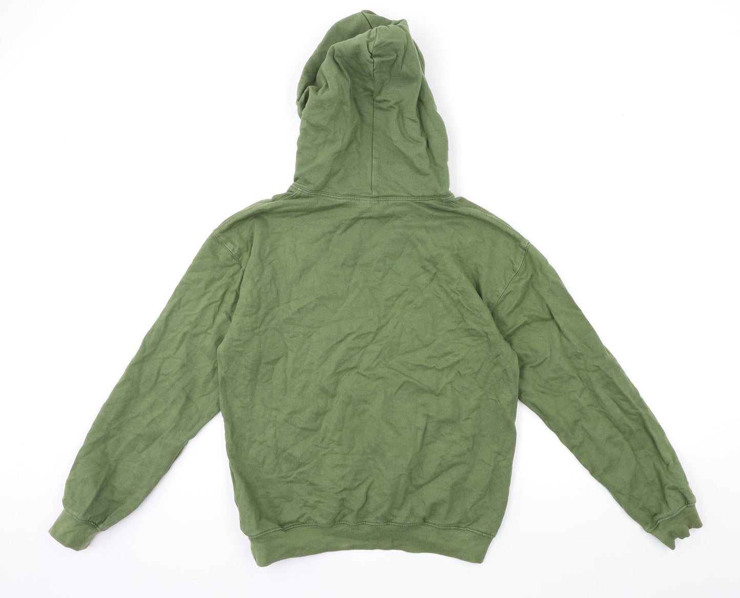 Topshop Womens Green   Pullover Hoodie Size 8
