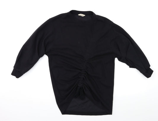 H&M Womens Black   Pullover Sweatshirt Size 4