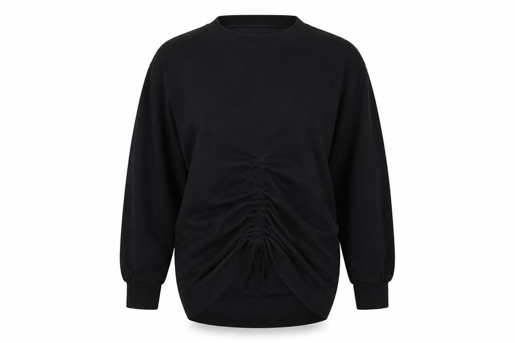 H&M Womens Black   Pullover Sweatshirt Size 4