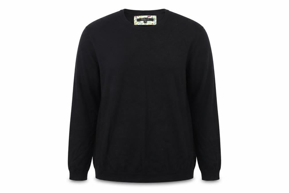 Mark Law Womens Black  Knit Pullover Jumper Size XL