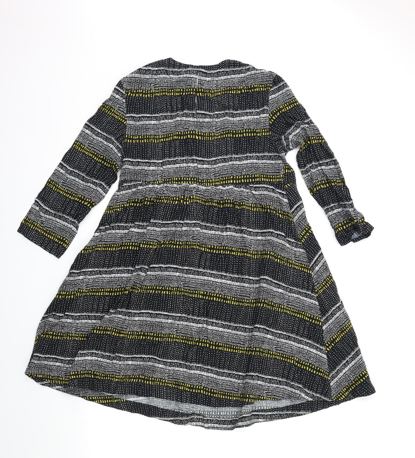 H&M Womens Blue Striped  Shift  Size 6