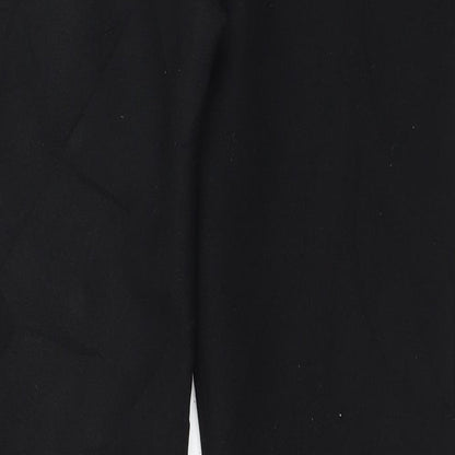 Preworn Womens Black   Trousers  Size 12 L28 in