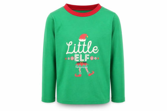 Live It Style It Girls Green Striped Jersey Top Pyjama Set Size 5-6 Years  - Little Elf