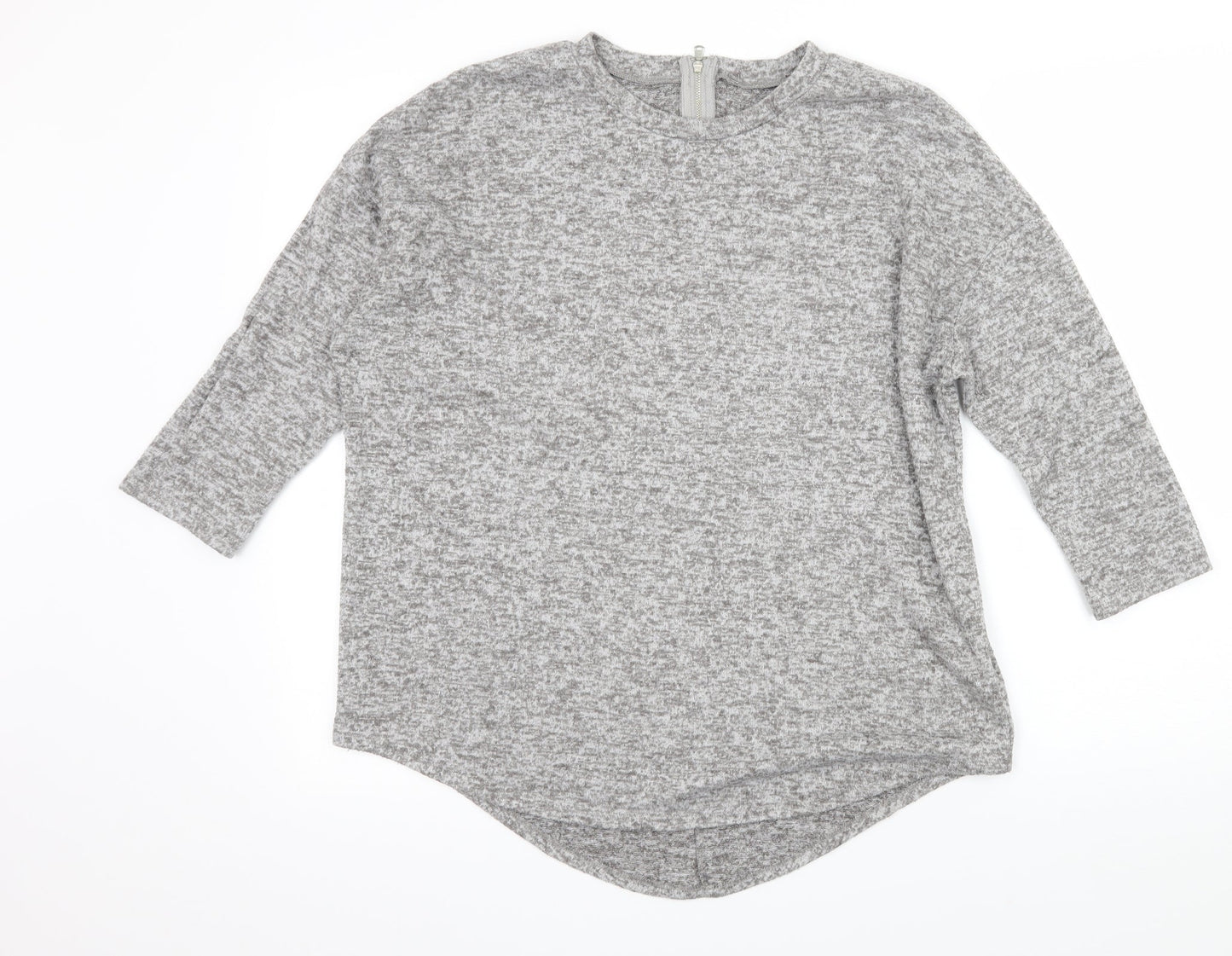 Primark Womens Grey  Knit Pullover Jumper Size S