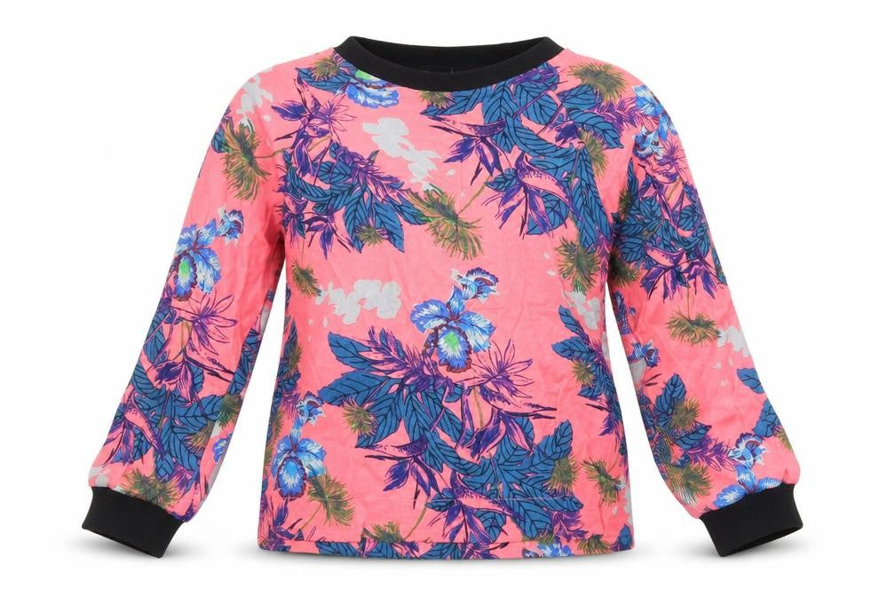 Topshop Womens Pink Floral  Basic Blouse Size 8